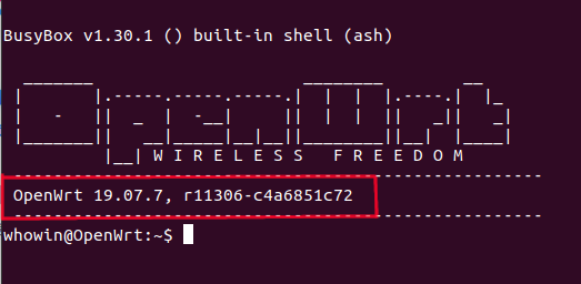 openwrt的版本号